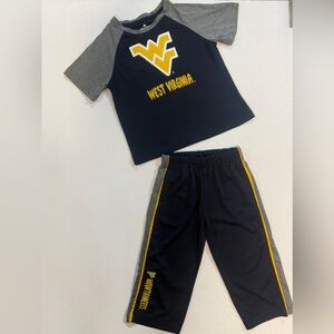 GUC 4T Colosseum Toddler Boys 2 Piece Apparel in the college team WVU